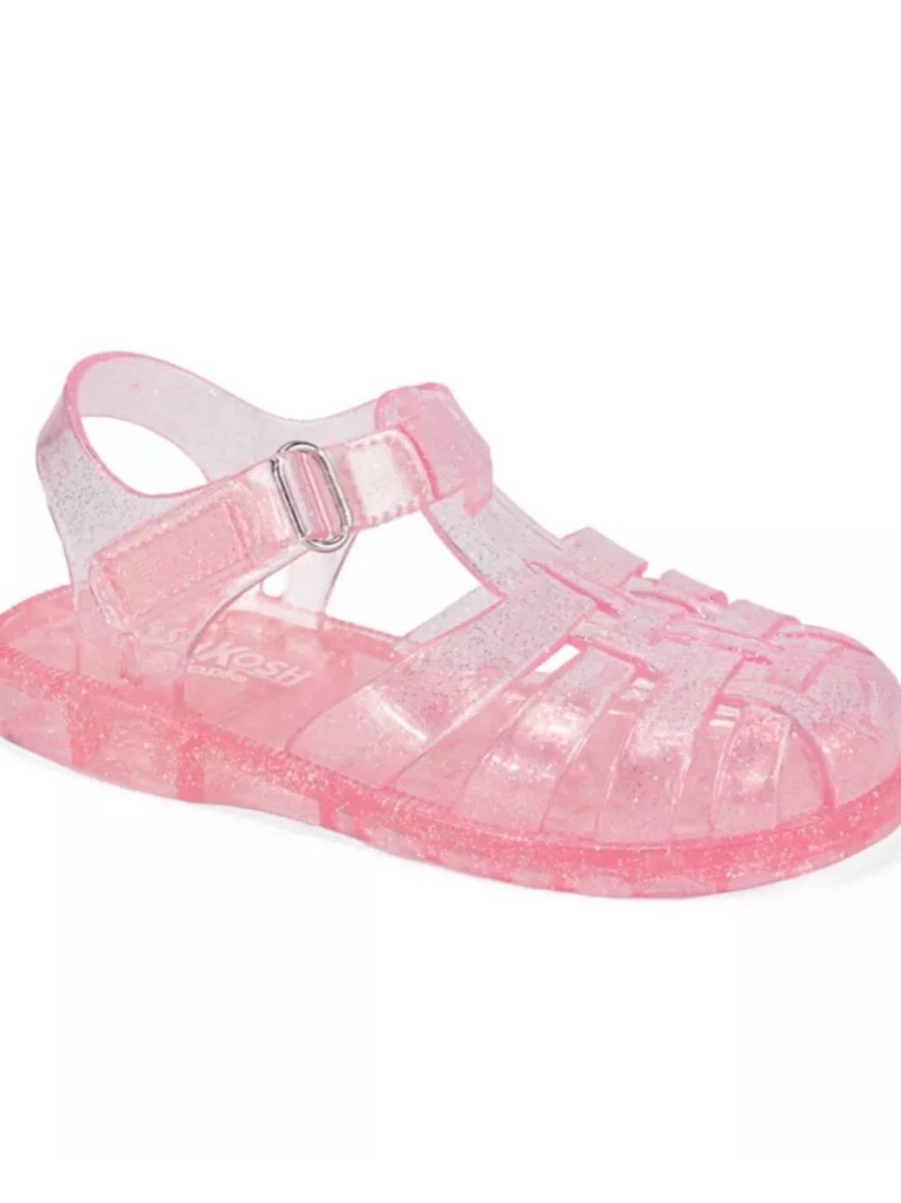 NWT OshKosh B'gosh Pink Glitter Jelly Sandals for Kids